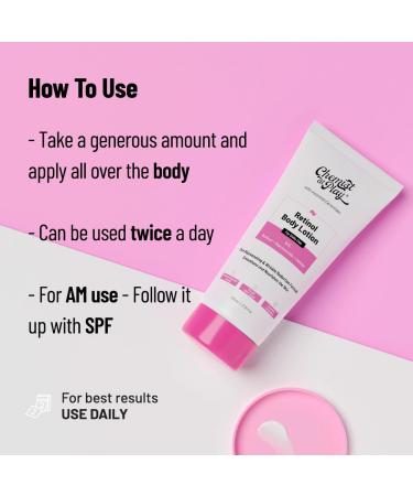 Anti-Aging Body Lotion with 4% Retinol & Niacinamide | Brightening & Nourishing | 7 fl oz for All Skin Types - Buy Online on GoSupps.com