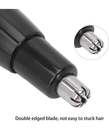 Nose Hair Trimmer Battery Operated Double Sided Cutter Head Handheld Nose Hair Remover Lightweight for Travel for Home - Buy Online on GoSupps.com