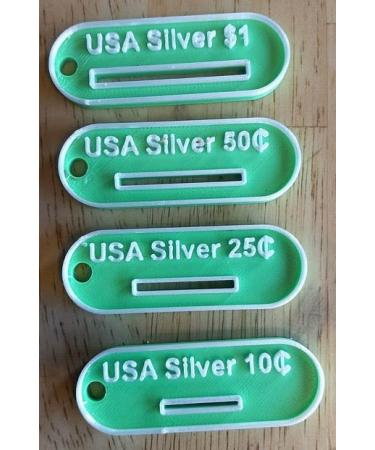 USA Silver Coin Tester for Morgan, Peace, Franklin, Kennedy, Liberty, Washington, Roosevelt, Mercury - Dollar, Half Dollar, Quarter, Dime - Buy Online on GoSupps.com