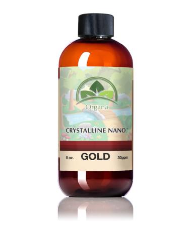 Organa Pure Crystalline Liquid Gold Supplement - 30 PPM - Colloidal Minerals 8 Ounce (Pack of 1)