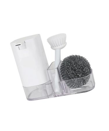 Beavorty Set Steel Wire Ball Brush Steel Wire Ball Cleaning Brush Bristle Brush Handle Brush Kitchen Cleaning Brush