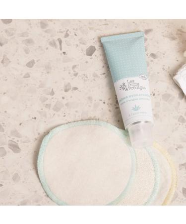Washable and Reusable Cotton Pads - 7 cotton pads - 100% Organic Cotton Pads All Skin Types Zero Waste Makeup Remover Sponges for Face 1 Towel Side and 1 Microfiber - LES PETITS PRODIGES - Buy Online on GoSupps.com