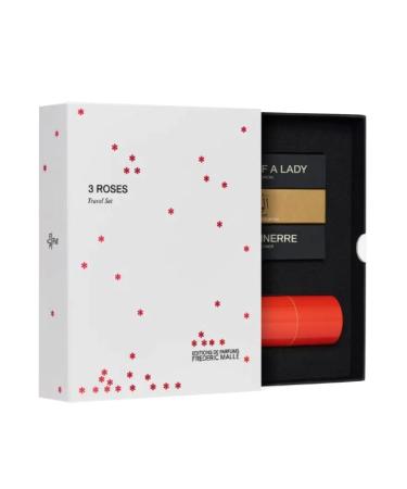 Frederic Malle 3 Roses Fragrance Travel Set - Portrait Of A Lady - Promise - Rose Tonnerre