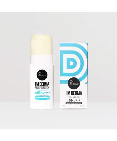 Suntique Im Derma Relief Sunstick 15ml - Soothing Sun Protection for All Skin Types | International Shipping Available - Buy Online on GoSupps.com