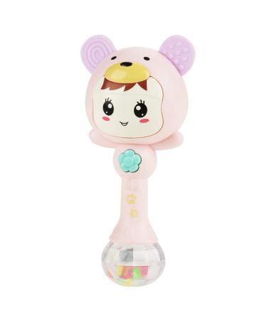 Shop Cute Pink Electronic Music Rattles for Babies | Pedagogical Handbells & Cartoon Seedlings - International Shipping Available - Buy Online on GoSupps.com