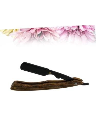 Beatifufu Men's Folding Wet Razor - Portable Metal Manual Shaving Tool for Travel | Safe & Stylish Bamboo Hair Clip Razor - Buy Online on GoSupps.com