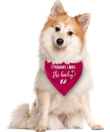 Dog Hill Towel - Premium Triangular Cloth for All Dog Sizes | Pregnancy Announcement & Accessory | Pink & Deep Pink - Buy Online on GoSupps.com