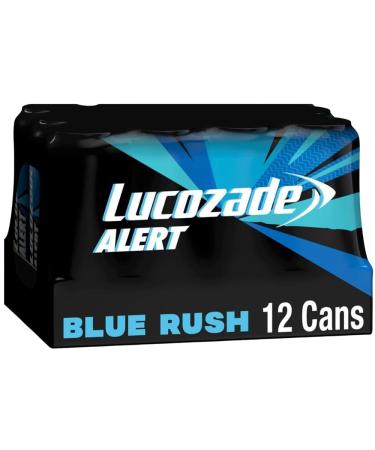 Lucozade Alert Energt Drink 12x500ml (12x500ml Blue Rush) Blue Rush 41.67 ml (Pack of 12) - Buy Online on GoSupps.com