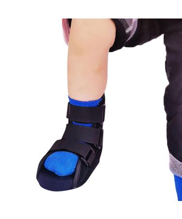 Kid Fracture Walker Boot | Post Op Recovery Shoe for Foot Drooping & Valgus Correction | Adjustable Orthopedic Cast Shoe for Left & Right Foot - 20cm - Buy Online on GoSupps.com