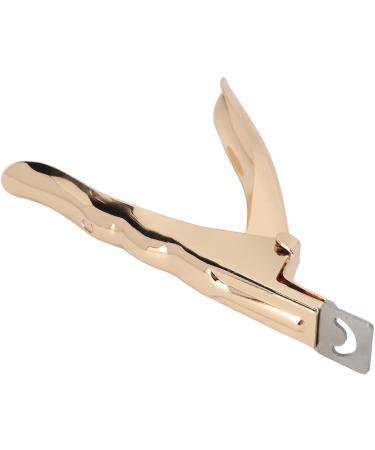 Nail Tip Cutter Nail Tip Clipper Stainless Steel for Salon (Gold) - Buy Online on GoSupps.com