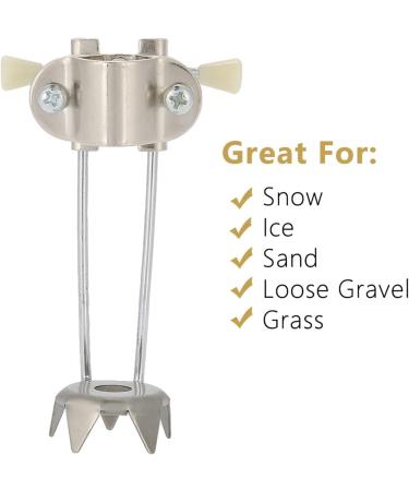 Demeras Crutch Ice Tip Walking Cane 12x7x4 Cane Ice Grip Attachment Walking Mobility Crutches Non Slip Ice Grip - Buy Online on GoSupps.com
