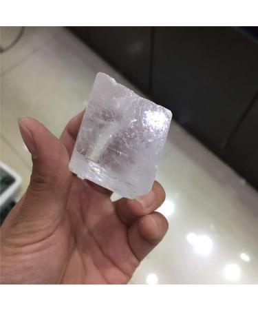 Natural Calcite Crystal Gemstone Reiki White Iceland Crystal Gemstone Cube - Buy Online on GoSupps.com