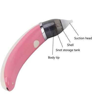 Electric Nasal Aspirator - 5 Gears, Dual Purpose - Pink - Buy Online on GoSupps.com