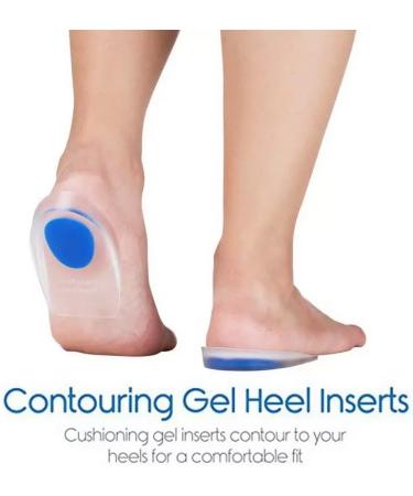 Silicone Heel Pads for Men - Ultimate Comfort & Support | Shop Internationally - Buy Online on GoSupps.com