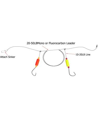 Dr.Fish 200PCs Pompano Rig Making Kit | Surf Fishing Rig Accessories | Saltwater Bottom Rig Parts with Circle Hooks, Beads, Swivels, and Snaps - Buy Online on GoSupps.com