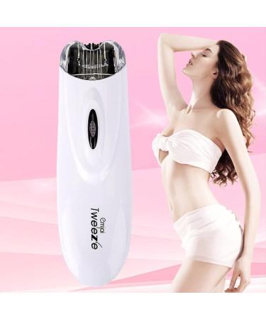 Qiningxia Electric Facial Hair Epilator Tweezers - Easy, No Pain Hair Trimming - White & Black - Medium - Buy Online on GoSupps.com