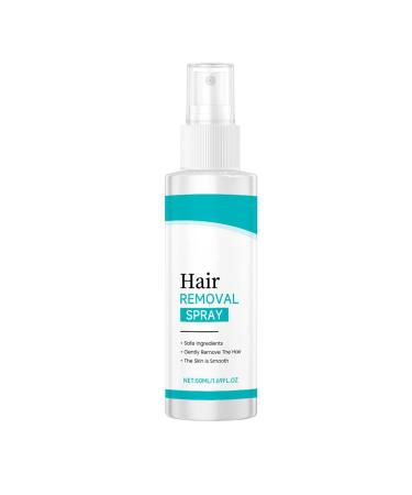 Hair removal spray 50 ml fast-acting soothing and skin-friendly solution Bikini Area Hair Removal suitable for arms underarms face and legs