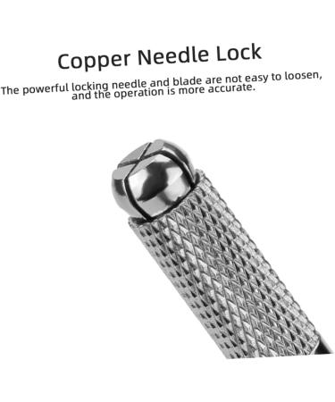 Angoily 4pcs Pen Needle Handheld Needles Eyebrow Microblading Portable Acrylic Holder Women Tool Tattoos 14.7x1.7cmx4pcs Whitex4pcs - Buy Online on GoSupps.com