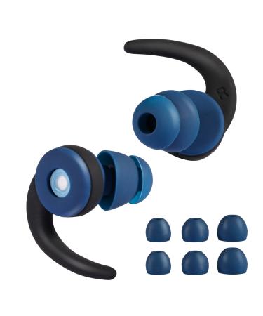 Ear Plugs for Sleeping Noise Cancelling - Soft Silicone Reusable Earplugs Hearing Protection Noise Reduction Ear Plugs for Sleep  Sleep Earplugs for a Restful and Peaceful Night's Sleep (Blue)