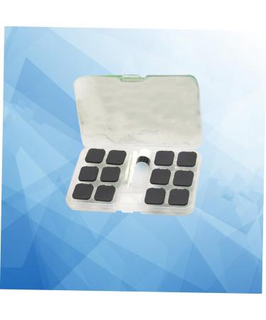 Buy Kombiuda Holder Case Box - Travel Suitcase Pocket Lens Holder Storage Set & Tweezers Clamshell - Black 15.8x9.5cm - International Shipping Available - Buy Online on GoSupps.com