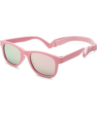 Pro Acme TPEE Polarized Baby Sunglasses | Pink Frame | Pink Mirrored Lens | Flexible & Durable Toddler Sunglasses - Buy Online on GoSupps.com