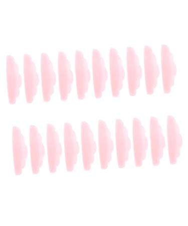 Didiseaon 60 Pairs Eyelash Silicone Patch Eyelash Shield Pads Lash Lift Supplies Lash Curler Refill Pads Eyelashes Extension Gasket Lash Lift Tool Eyelash Perm Pink Curly Silica Gel Extend