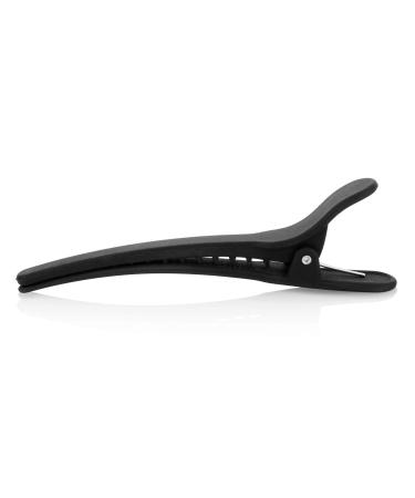 6x hair clips 11.5 cm long carbon hair clips hair clips black