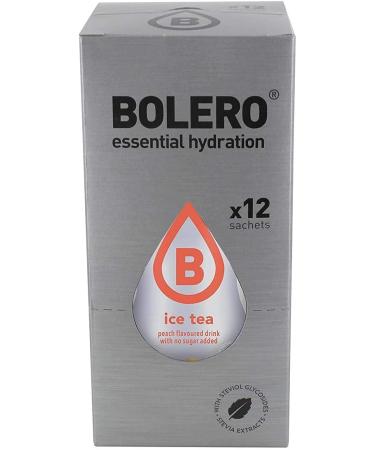 Bolero Ice Tea Peach - 12 Pieces (108g Pack) | No Deposit | Refreshing International Shipping - Buy Online on GoSupps.com