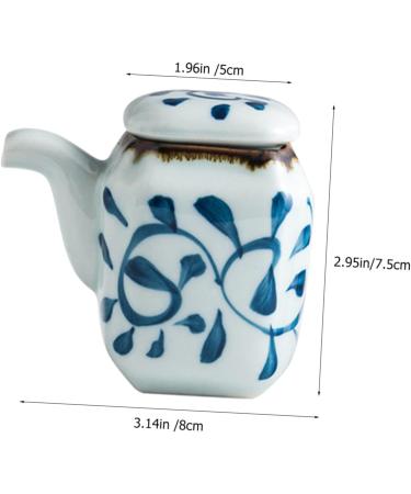 Zerodeko Ceramic Soy Sauce Pot Oil Bottle Home Supply Sauce Bottle Coffee Syrup Dispenser Soy Sauce Container Soy Sauce Dispenser Bottle Dressing Container Oil Can Ceramics Japanese-style - Buy Online on GoSupps.com