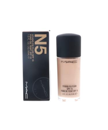 MAC Studio Fix Fluid Foundation SPF 15 N5 - 1 oz | Long-lasting Coverage - Buy Online on GoSupps.com