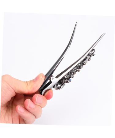 Didiseaon 1PC Metal grace Hair piece animal modeling Hair Clips styling alligator hair accessories metal hair clip Bobby Pins rhinestones make up hair Korean version dense headgear - Buy Online on GoSupps.com
