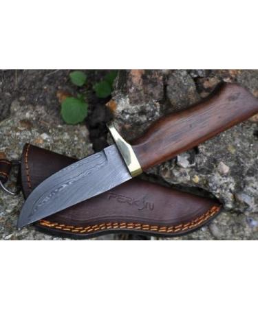 Perkin Handmade Damascus Hunting Knife - AR100 | Premium Quality International Shipping - Buy Online on GoSupps.com