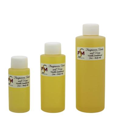 Vanilla Sandalwood Fragrance Oil - 1 Fl Oz Glass Roll On (30ml) 1.01 Fl Oz (Pack of 1)