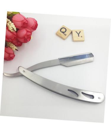 Angoily 2pcs Mustache Scissors & Manual Shaver Set for Men | Stainless Steel Old Fashioned Grooming Tool - International Shipping - Buy Online on GoSupps.com
