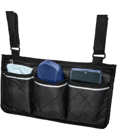 dezirZJjx Wheelchair Hanging Bag Simple Accessory Bag for Mobile Equipment Outdoor Bicycle Hanging Bag Zipper Multifunctional Storage Bag Wheelchair Electric Scooter Bicycle Coffee - Buy Online on GoSupps.com