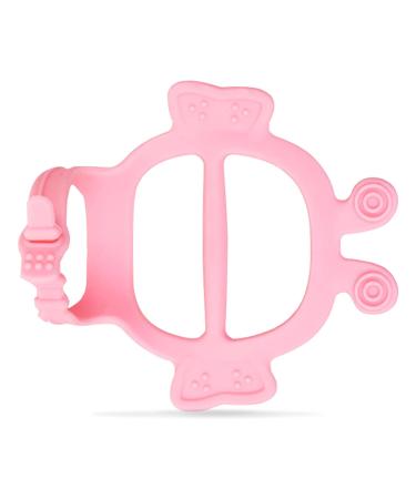 Teething Toy for Toddler - Children's Molar Stick Toy Safe to Use Adjustable Chewing Toys for Birthday Christmas and Other Festivals Coatuiyo Pink - Buy Online on GoSupps.com