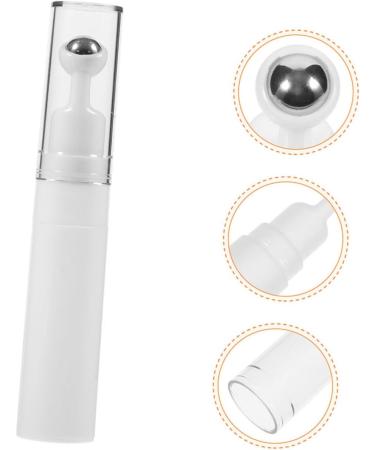 Mikinona Refillable Eye Serum Bottle Under Eye Cream Walker Refillable Bottle Eye Serum Roller Eye Cream Applicator Empty Cream Bottle Cosmetic Bottle Lotion Acrylic Bottled White Travel 9.20X1.70X1.70CM White - Buy Online on GoSupps.com