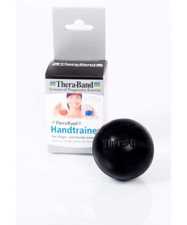 Thera-Band Hand Trainer Ball - Extra Hard Black | Boost Grip Strength & Rehab | International Shipping Available - Buy Online on GoSupps.com