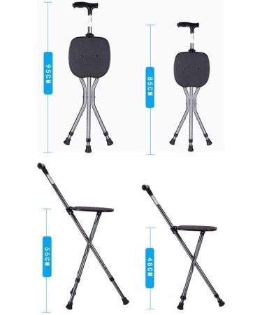 FoldingSeat Crutch Stool Five-Speed Adjustable LED Light The lamp Head is not rotatable net Weight:985g for Elder Light Comfortable A (Color : A) Marriage - Buy Online on GoSupps.com