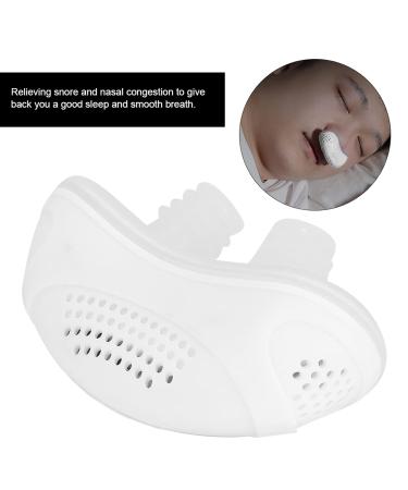 Intelligent Snoring Device Small Sonre Stopper | Lightweight Breath Aid for Snoring Relief | Home Use Nasal Plug - White - Buy Online on GoSupps.com