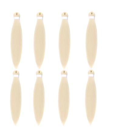 LDMY Pre-Stretched Braiding Hair Extensions - 8pcs Pack 613# Blonde 15 | Premium Quality for Stylish Braids - Buy Online on GoSupps.com