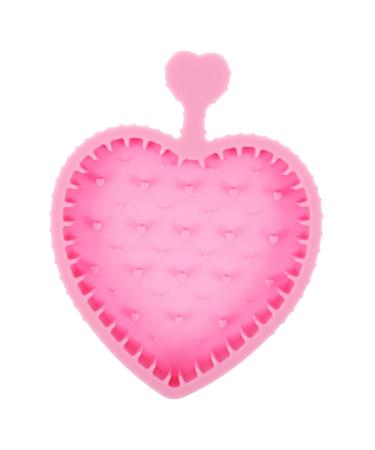 DRESSOOS Makeup Brush Cleaning Pad Foldable Brush Cleaner Mat Makeup Brush Cleaner Mat Makeup Supply Grooming Glove Brush Cleaners Dryer Cleaner Beauty Silica Gel Make up Tool Pink 12x9cm Pink