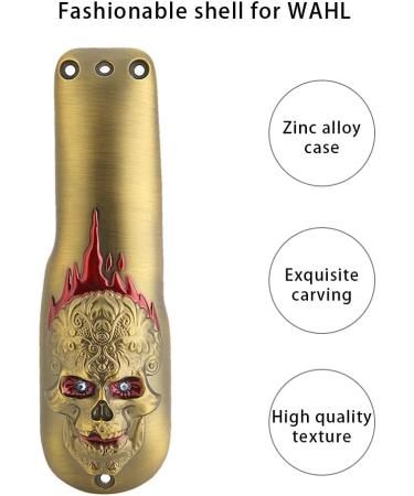 Hair Clippers Full Body Cover Electric Clipper Modified Shell Retro Style Clipper Cover Personalized Fashion Appearance Outliner Trimmer Cover (Skeleton-Gold) - Buy Online on GoSupps.com