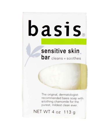 Basis Sensitive Skin Bar Soap 4 Oz