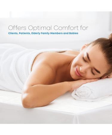 SOTAR Disposable Massage Table-Bed Sheets - 90 Count, Waterproof & Non-Woven Sanitary Flat Sheets for Home, Salon, Spa, Medical Exam Tables, Tattoo Parlors - 31.5x71 White - Buy Online on GoSupps.com
