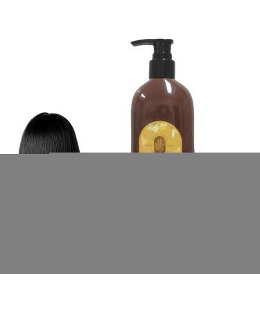 Shampooing Colorant - Shampooing Colorant pour Cheveux Blancs - Nourrissant Parfum 300ml pour Femmes Adultes S niors Usage Quotidien Maison Voyage Noir naturel - Buy Online on GoSupps.com