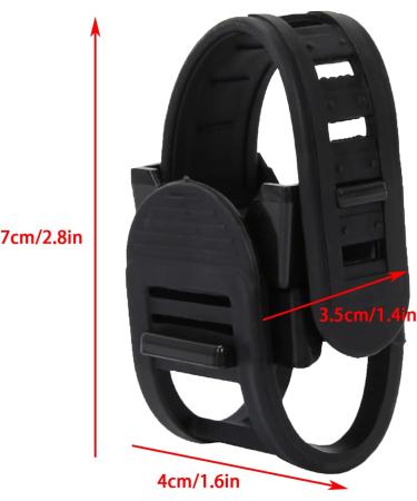 OUKENS 360 Degree Rotatable Bicycle Flashlight Mount | Universal Bike Headlight & Taillight Holder - Buy Online on GoSupps.com