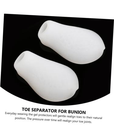 Little Toe Straightener & Protector Set for Hammer Toe - 3 Pairs | Bunionette Cushion Sleeve Included - Sebs P04 White - Buy Online on GoSupps.com