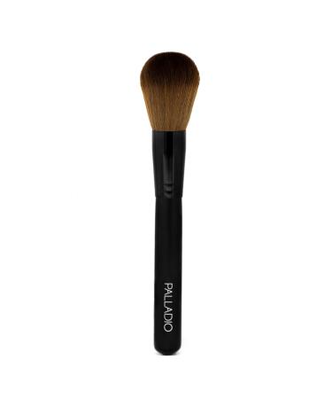 Palladio powder brush large make-up brush for the entire face polished loose powder flawless blends smooth surface synthetic natural bristles soft feeling comfortable handle