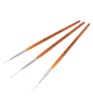 3 Piece Nail Art Brush Set - Beginner Marbling Tools for Smooth Operation | International Shipping - Buy Online on GoSupps.com